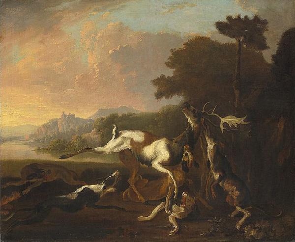 Abraham Hondius The Deer Hunt oil painting image